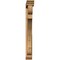 Ekena Millwork Olympic Traditional Smooth Bracket w/ Offset Brace, Western Red Cedar, 5 1/2"W x 42"D x 48"H BKT0604X42X48OLY01SWR - alternate 2